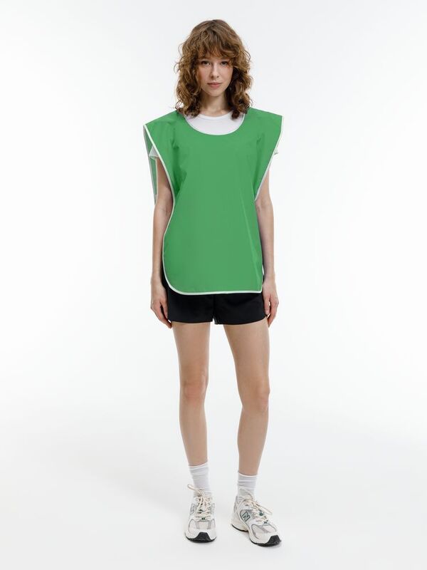 Манишка Member, зеленая с белым арт.11776.90