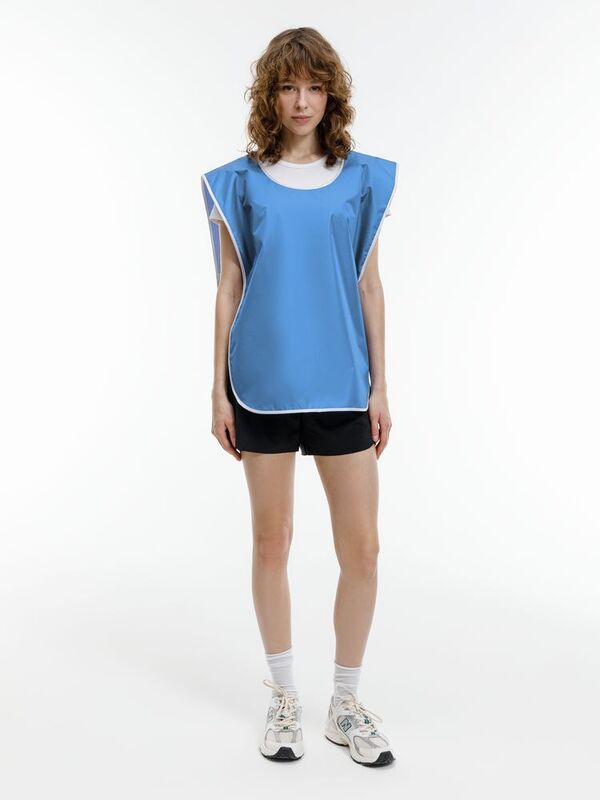 Манишка Member, голубая с белым арт.11776.44