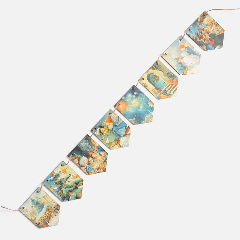 Деревянные флажки &laquo;Праздничные мотивы&raquo; арт.20448.00