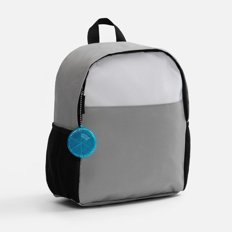 Пешеходный светоотражатель с цепочкой &laquo;Круг&raquo;, синий арт.24210.40