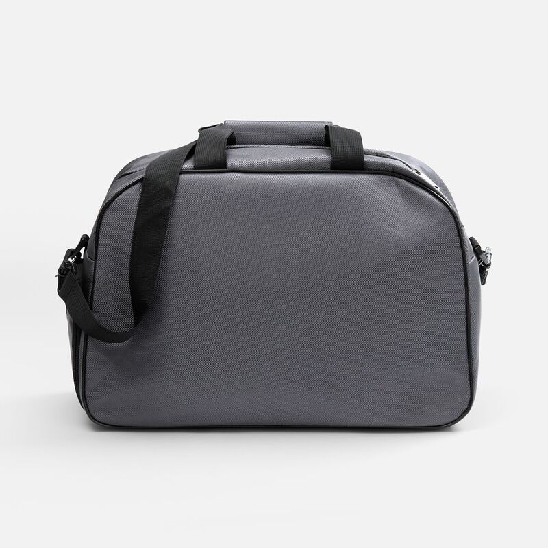 Спортивная сумка Atlantes, светло-серая с черным арт.18645.13