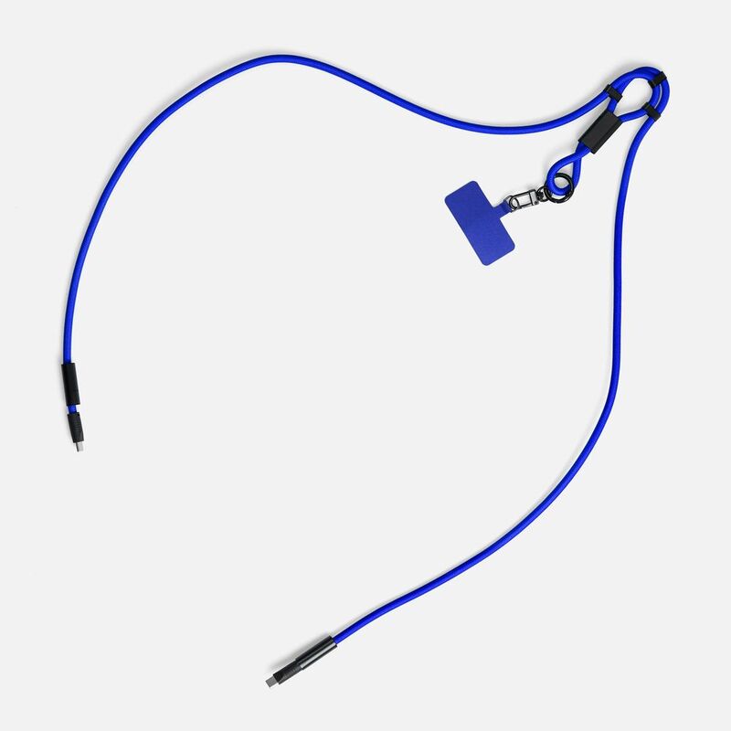 Кабель-ланьярд energyFlex Power Delivery 60 Вт, темно-синий арт.20237.44