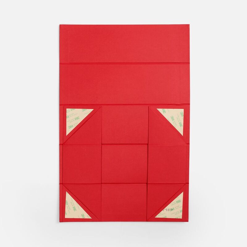 Коробка складная под бутылку Color Jacket Fold, красная арт.25027.50