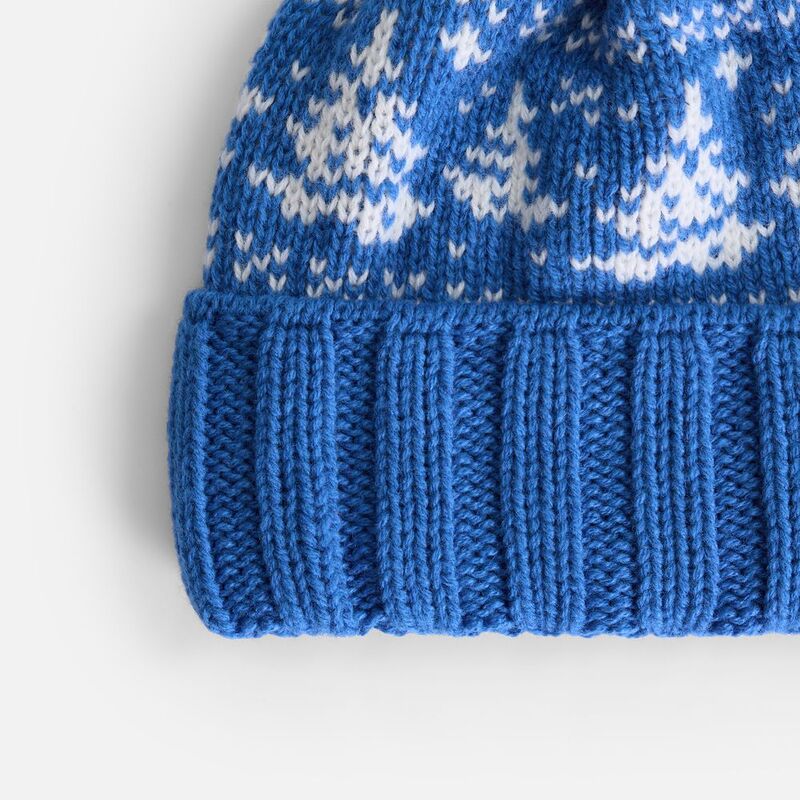 Шапка Holidale, синяя с молочным арт.20785.46