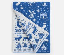 Шарф Holidale, синий с молочным арт.20786.46