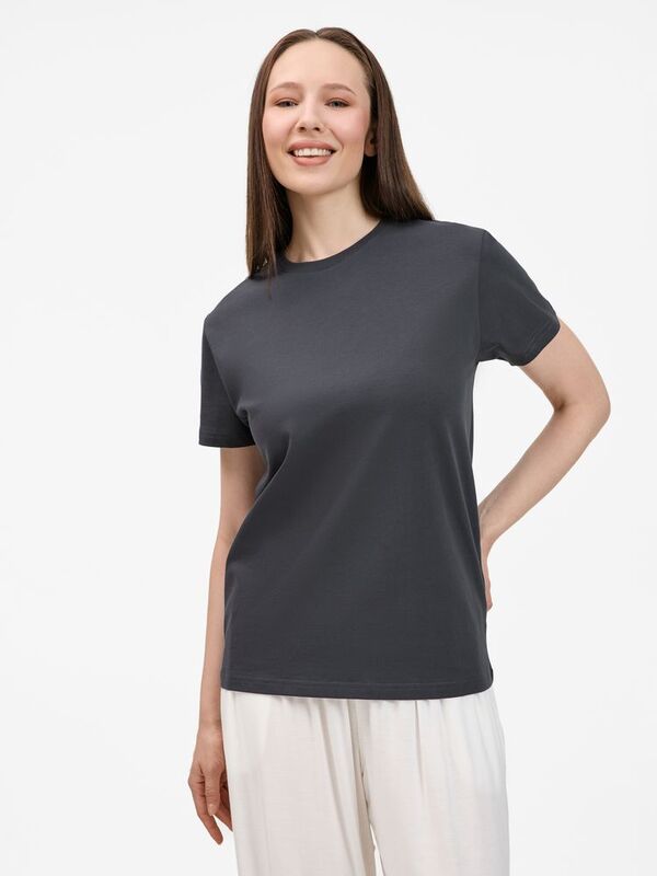 Футболка унисекс T-Bolka 200, темно-серая (графит) арт.20992.10