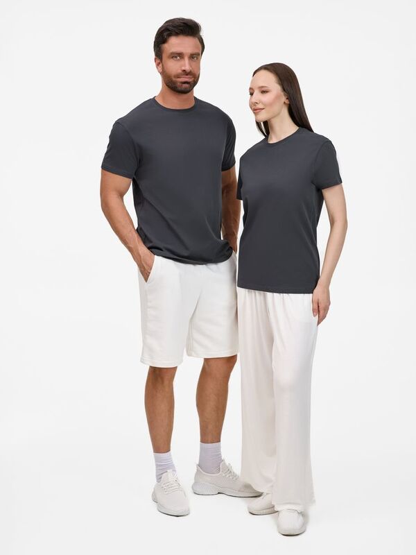 Футболка унисекс T-Bolka 200, темно-серая (графит) арт.20992.10