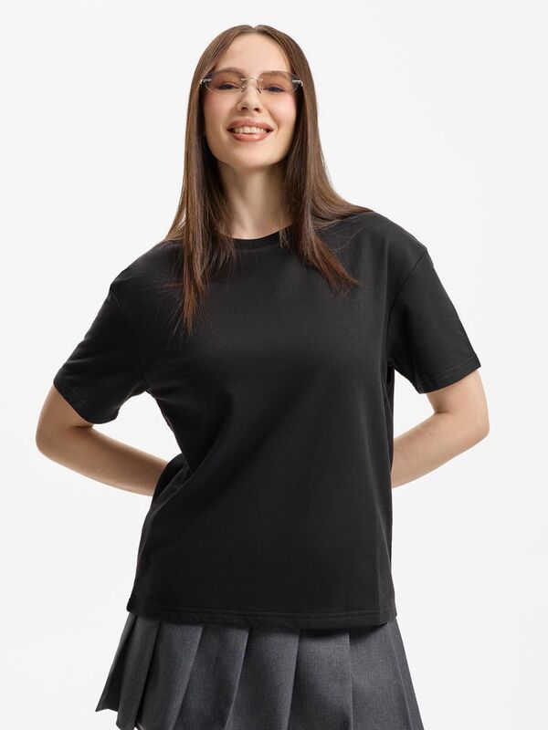 Футболка унисекс Durington, черная арт.20993.30