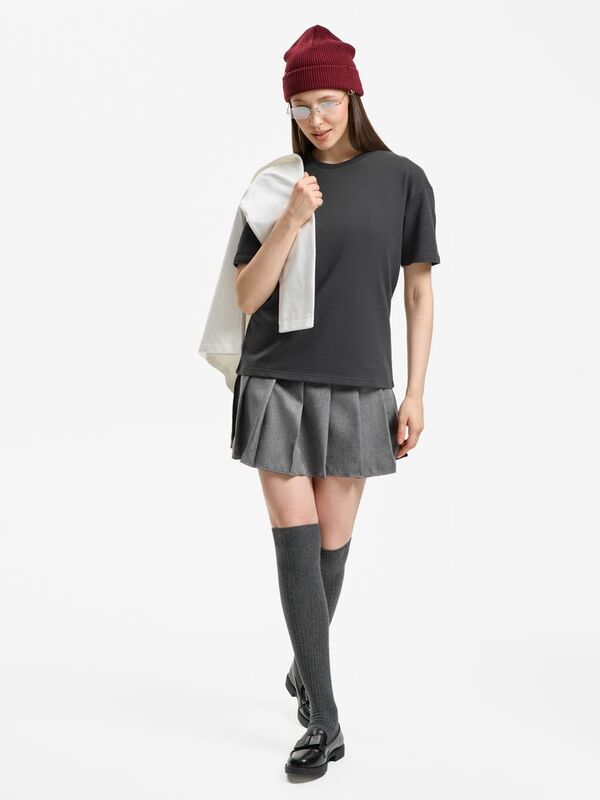 Футболка унисекс Durington, темно-серая (графит) арт.20993.10