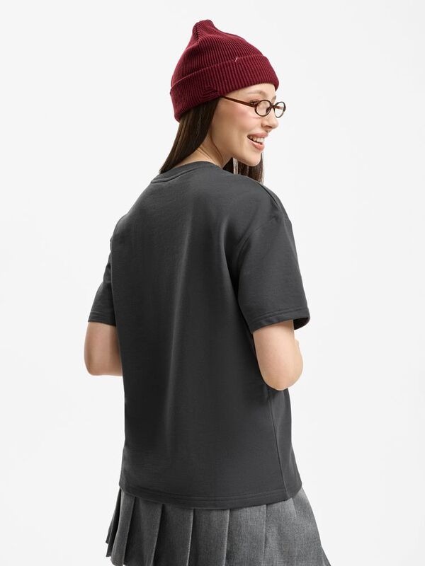 Футболка унисекс Durington, темно-серая (графит) арт.20993.10