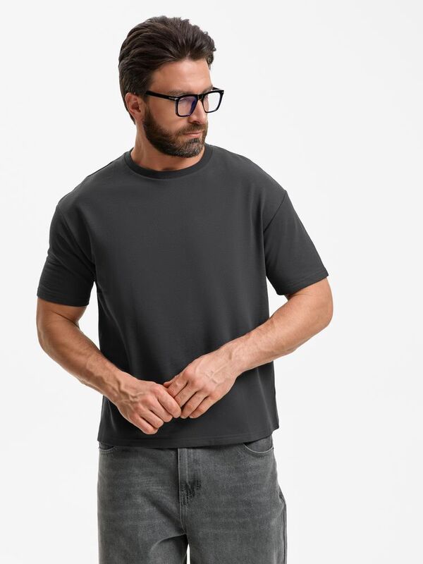 Футболка унисекс Durington, темно-серая (графит) арт.20993.10