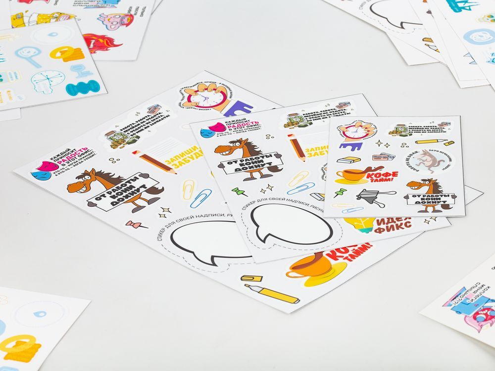 Наклейки UV-DTF Sticker Pack на заказ, M арт.21939.02