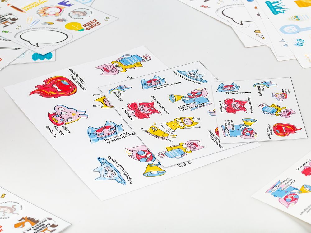 Наклейки UV-DTF Sticker Pack на заказ, L арт.21939.03