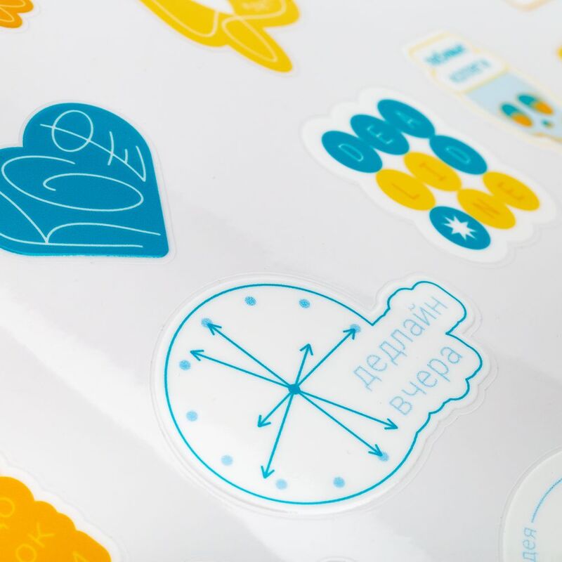 Наклейки UV-DTF Sticker Pack на заказ, L арт.21939.03