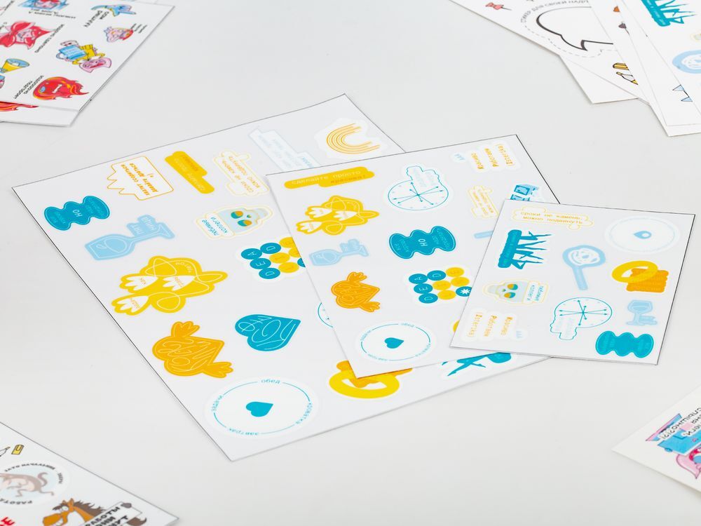 Наклейки UV-DTF Sticker Pack на заказ, L арт.21939.03