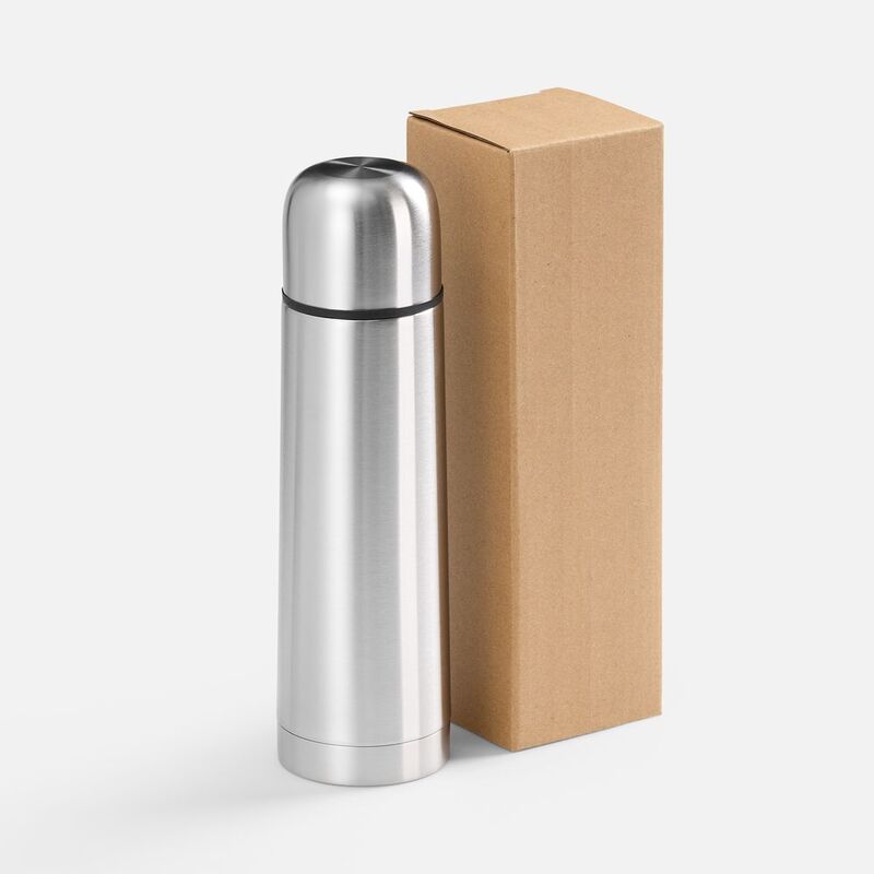 Термос Plain 500, ver.2, серебристый арт.18643.10