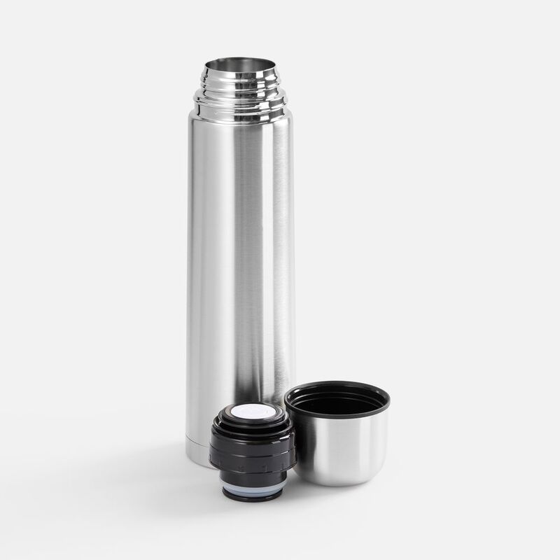 Термос Plain 1000, ver.2, серебристый арт.18680.10