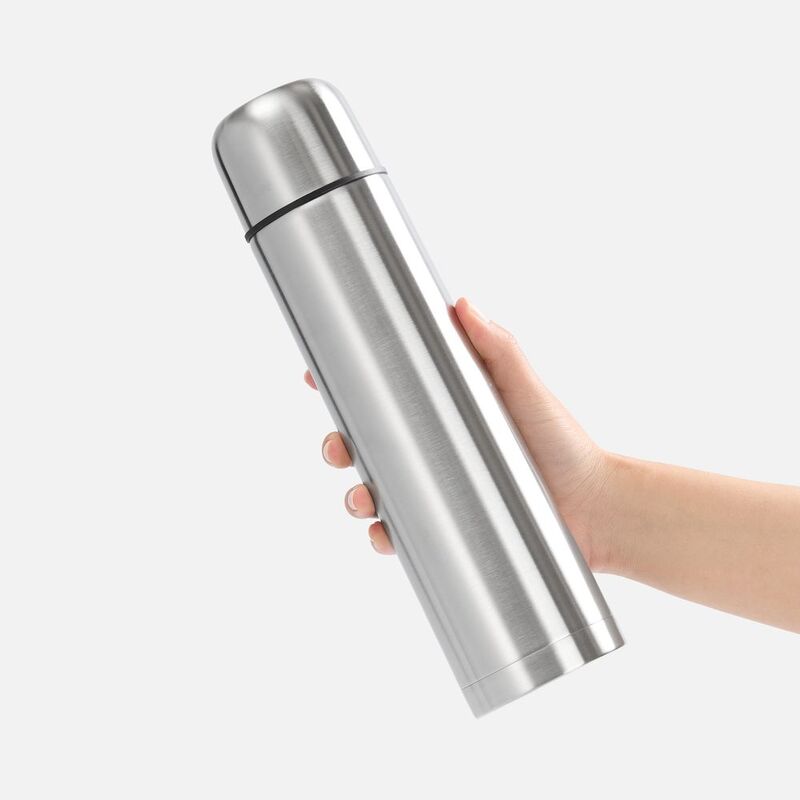 Термос Plain 1000, ver.2, серебристый арт.18680.10