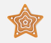 Мини-подвеска &laquo;Пряник&raquo;, 3D-печать на заказ, звездочка арт.19977.13