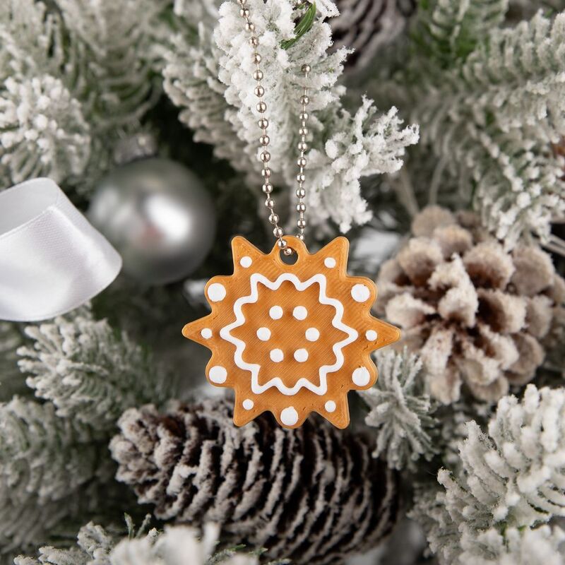 Мини-подвеска &laquo;Пряник&raquo;, 3D-печать на заказ, снежинка арт.19977.03