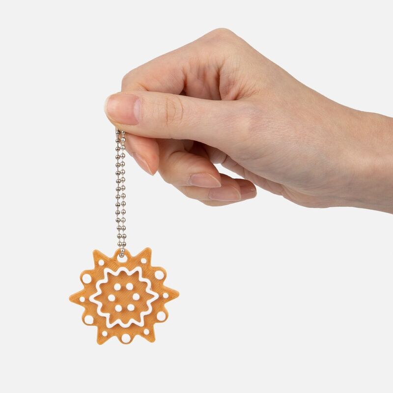 Мини-подвеска &laquo;Пряник&raquo;, 3D-печать на заказ, снежинка арт.19977.03