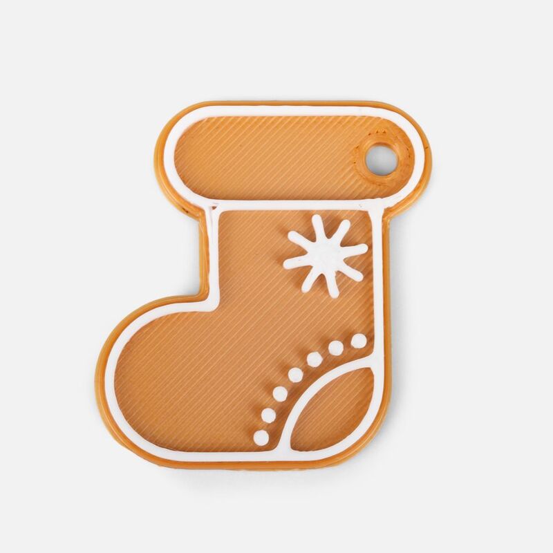 Мини-подвеска &laquo;Пряник&raquo;, 3D-печать на заказ, носочек арт.19977.06