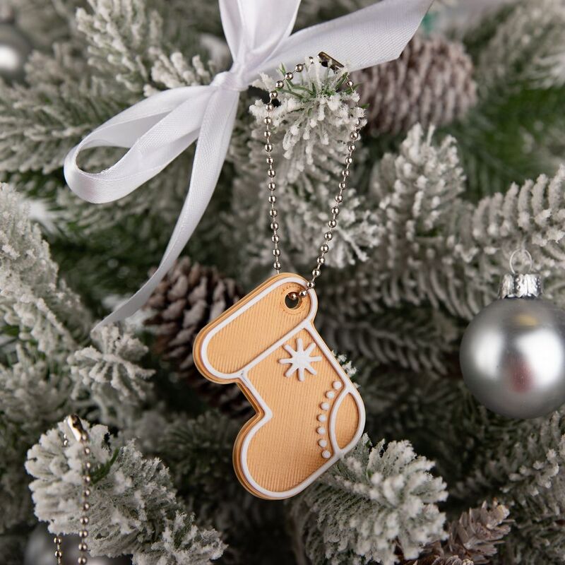 Мини-подвеска &laquo;Пряник&raquo;, 3D-печать на заказ, носочек арт.19977.06