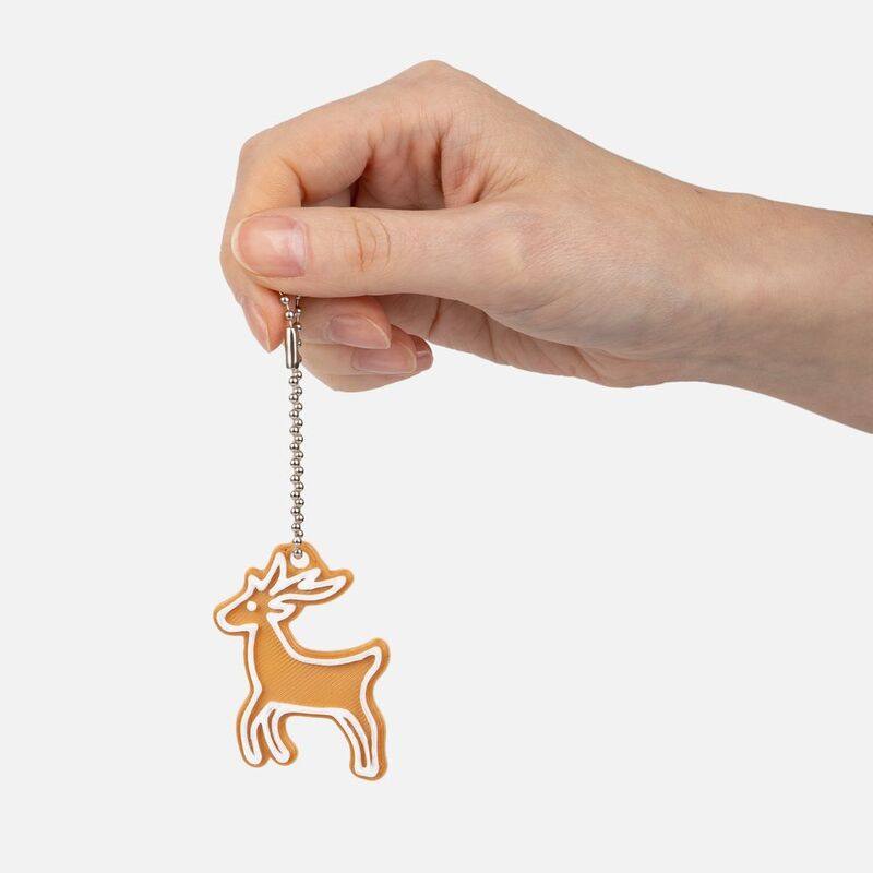Мини-подвеска &laquo;Пряник&raquo;, 3D-печать на заказ, олень арт.19977.07