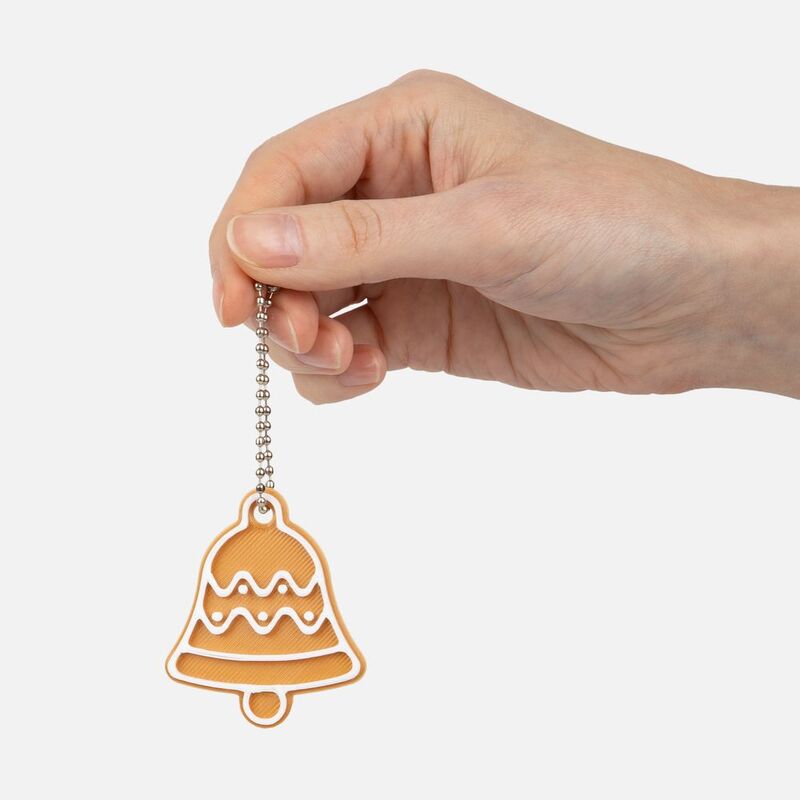 Мини-подвеска &laquo;Пряник&raquo;, 3D-печать на заказ, колокольчик арт.19977.08