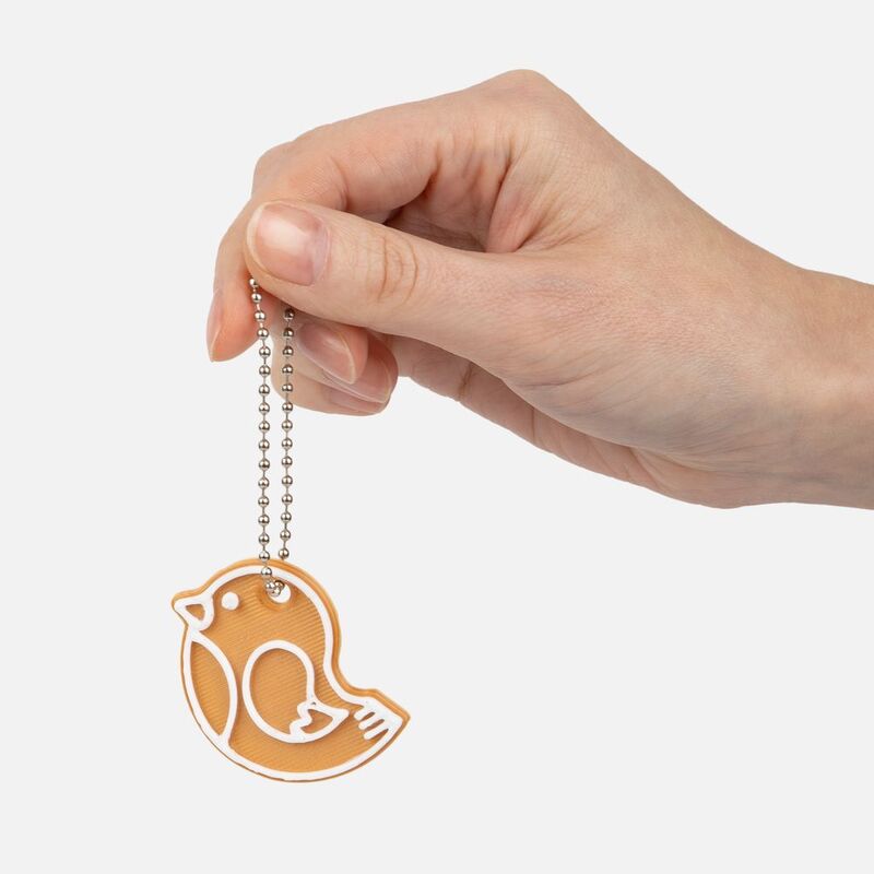 Мини-подвеска &laquo;Пряник&raquo;, 3D-печать на заказ, птичка арт.19977.11