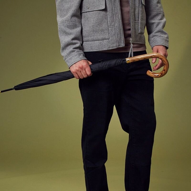 Зонт-трость Commissioner, черный арт.20411.30