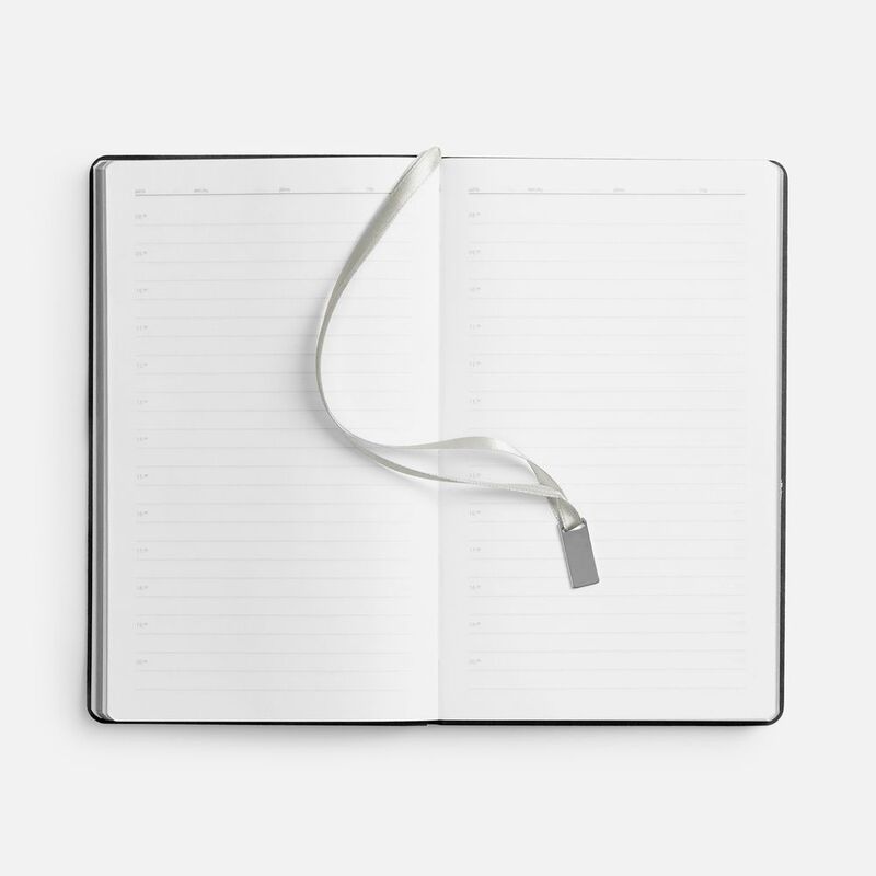 Ежедневник Petrus, недатированный, черный с серебром арт.15421.03