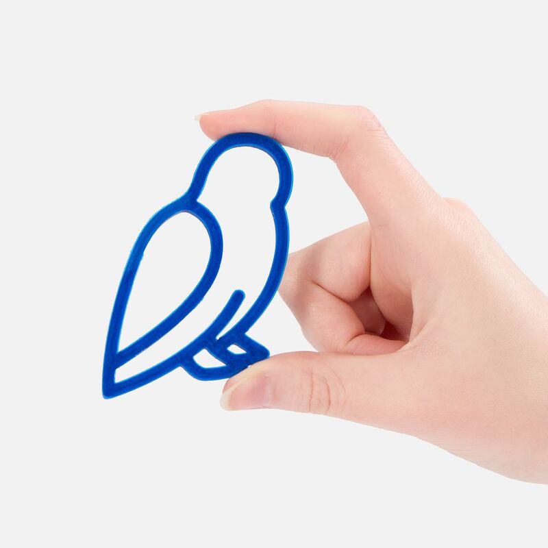 Подвеска &laquo;Сова&raquo;, 3D-печать, синяя арт.23320.40