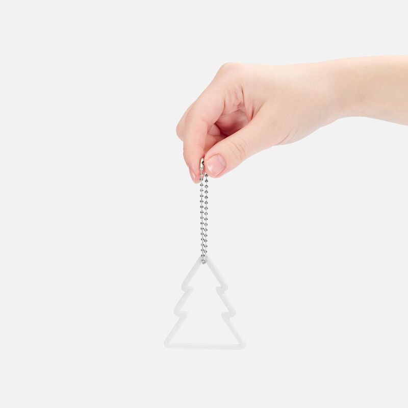 Подвеска &laquo;Елочка&raquo;, 3D-печать, белая арт.23321.60