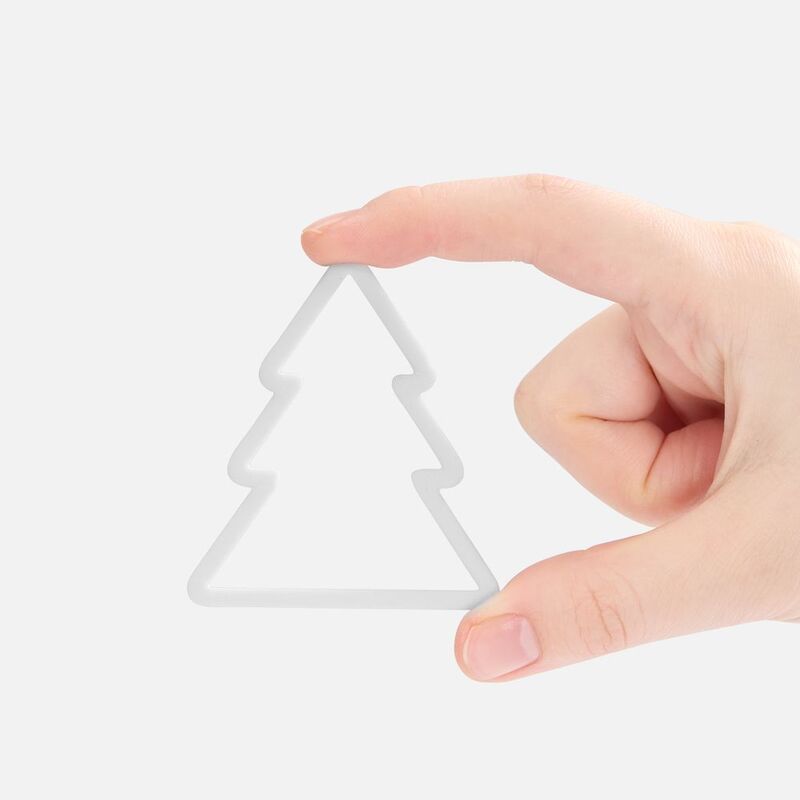 Подвеска &laquo;Елочка&raquo;, 3D-печать, белая арт.23321.60