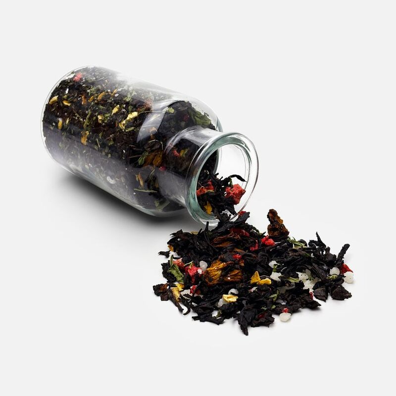 Чай &laquo;Сокочай&raquo;, черный с соком ананаса, клубникой, мятой, медом и лимоном арт.16440.09