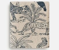 Плед Savanna, белый с синим арт.18795.40