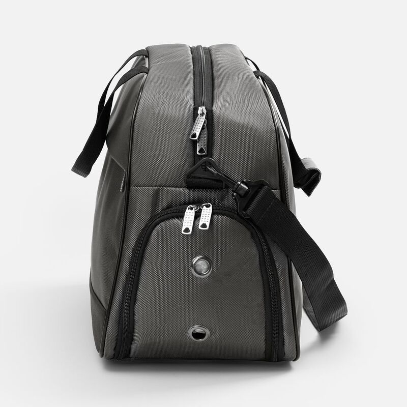 Спортивная сумка Atlantes, серая с черным арт.18645.10