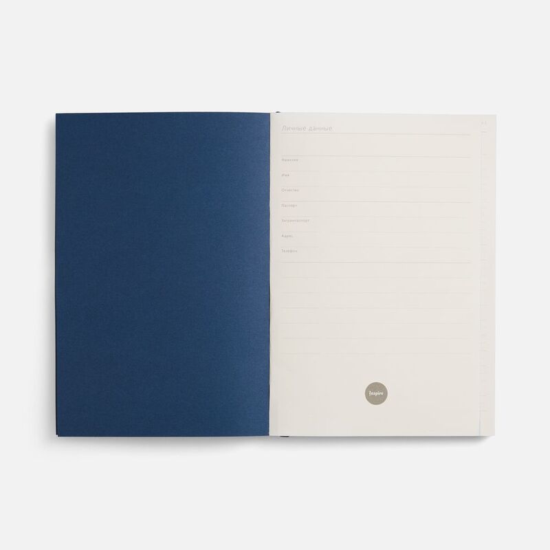 Ежедневник Flat, недатированный, синий, ver.2 арт.17893.04