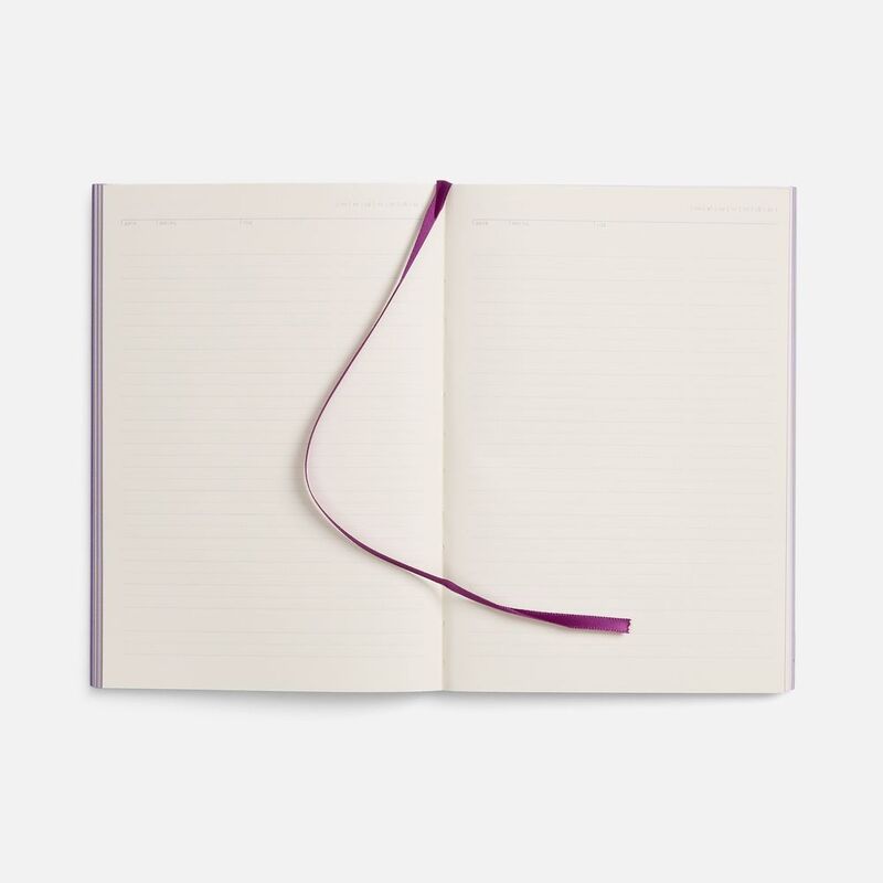 Ежедневник Flat, недатированный, фиолетовый, ver.2 арт.17893.07