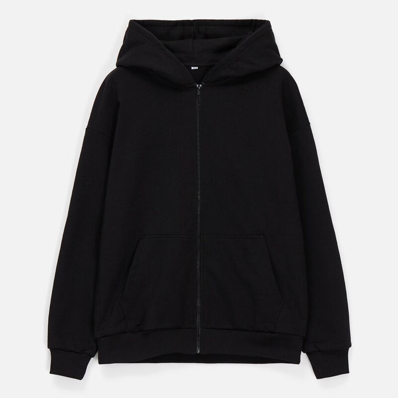 Толстовка унисекс оверсайз Sartoro, черная арт.19555.30