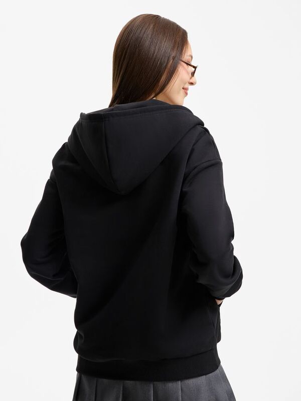 Толстовка унисекс оверсайз Sartoro, черная арт.19555.30