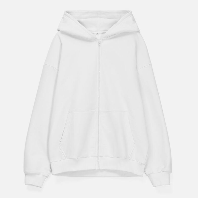 Толстовка унисекс оверсайз Sartoro, белая арт.19555.60