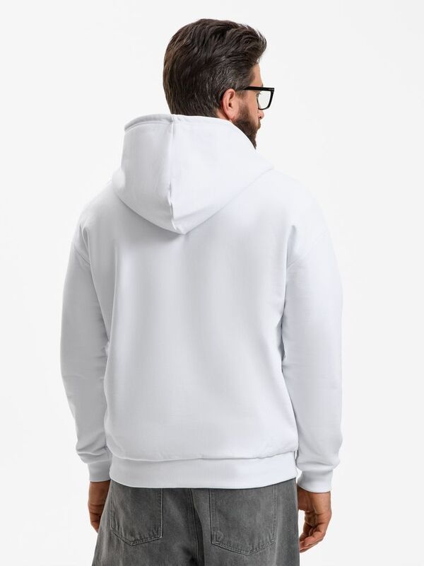 Толстовка унисекс оверсайз Sartoro, белая арт.19555.60