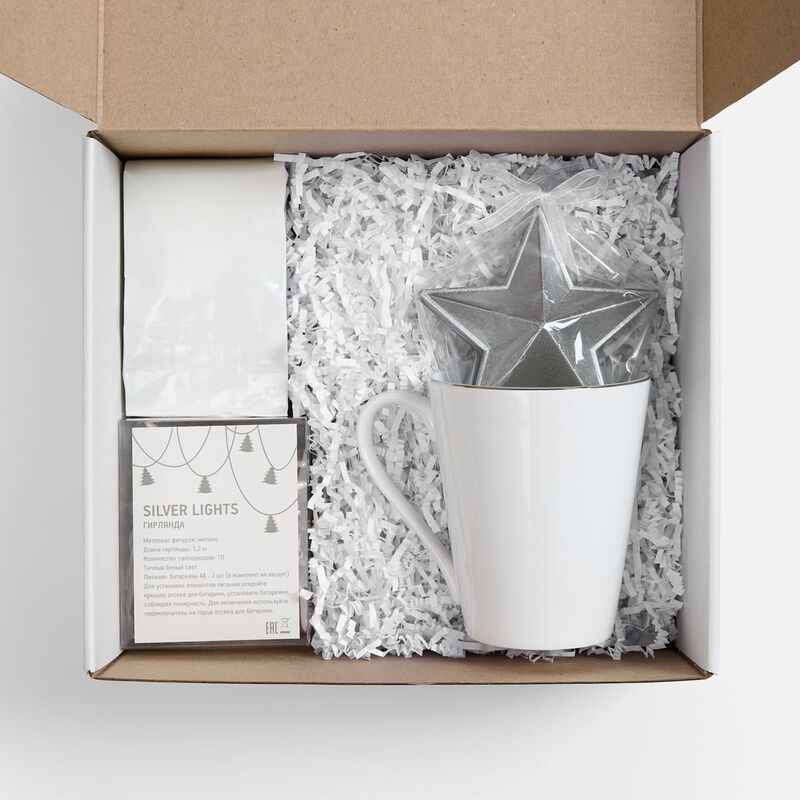 Набор &laquo;Планы на счастье&raquo;, белый с серебристым арт.22604.61