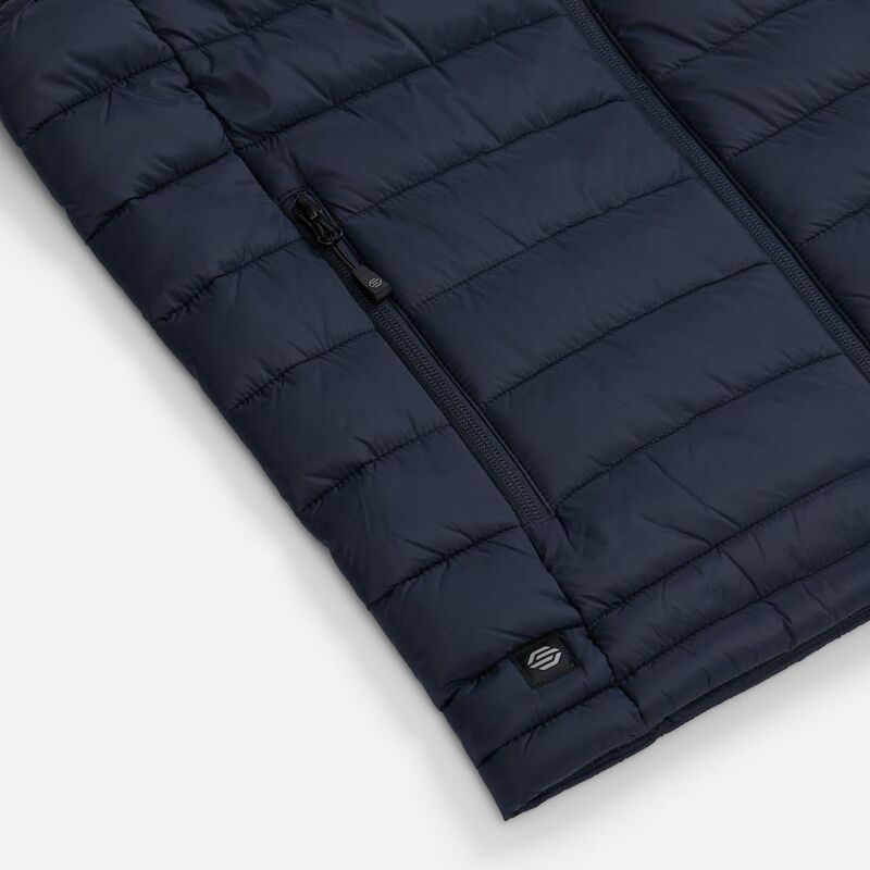 Жилет компактный мужской Stavanger, темно-синий с серым (navy) арт.11615.40