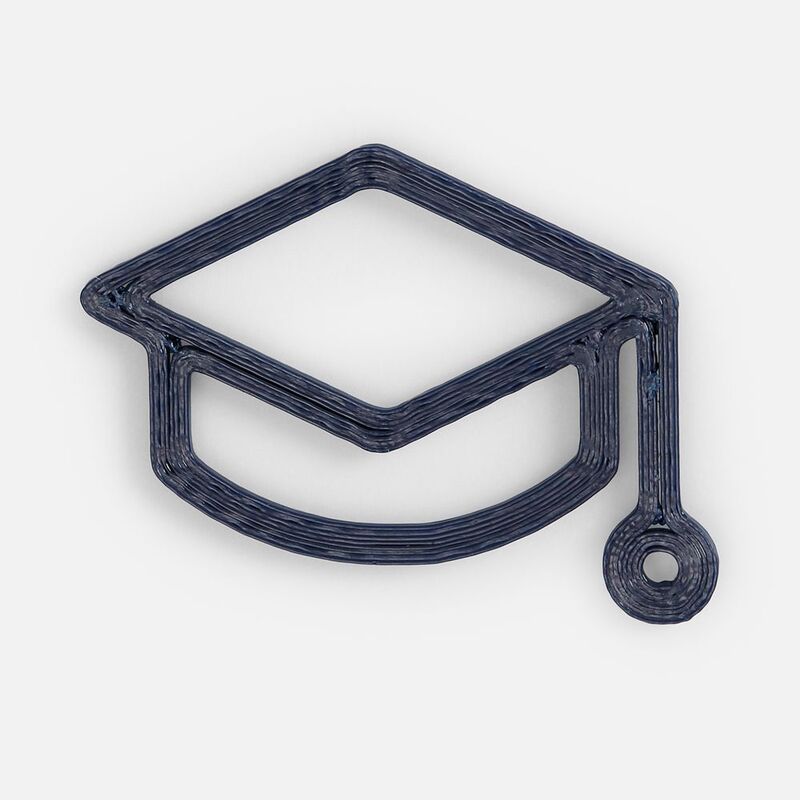 Подвеска Industry, 3D-печать на заказ, шапочка студента арт.19974.07