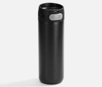 Термостакан X1 с цветной кнопкой, черный с серым арт.19941.33