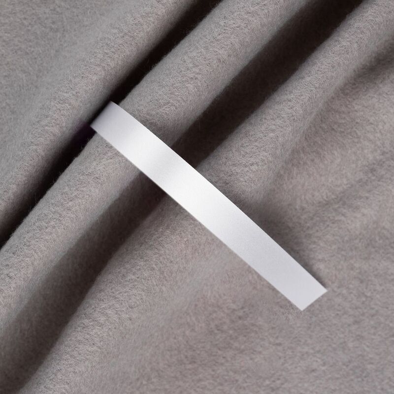 Лента сатиновая Satin 10 S, белая, 40 см арт.20988.60.40cm