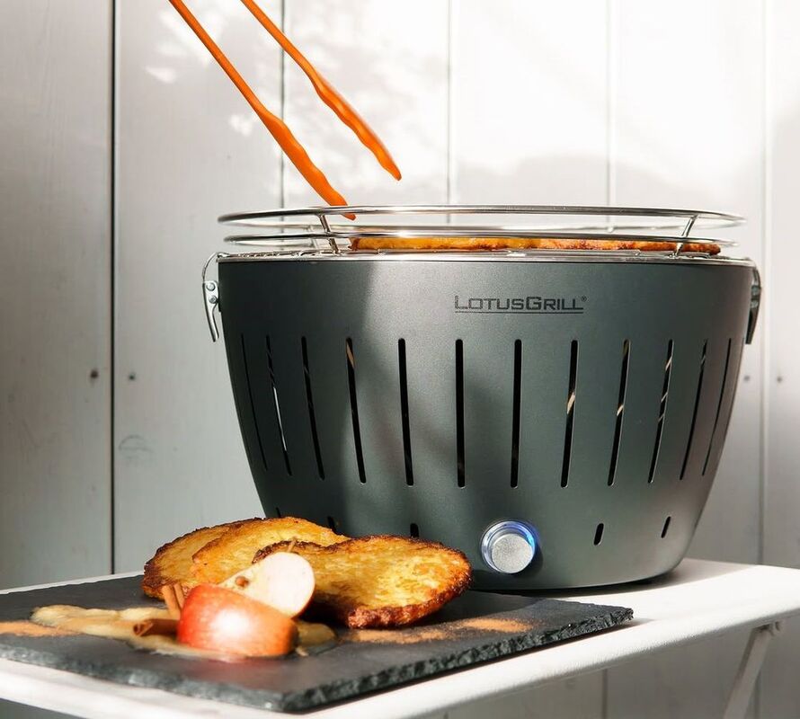 Угольный гриль Lotus Grill Classic, серый (антрацит) арт.63076.10